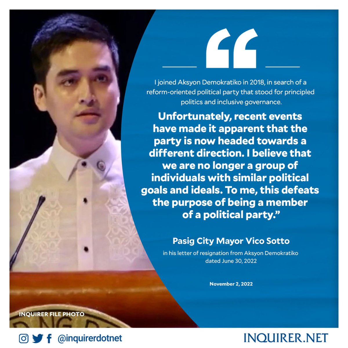 Inquirer On Twitter The Party Is Now Headed Towards A Different Inquirer On Twitter The Party Is Now Headed Towards A Different