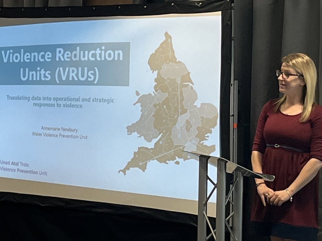 Day 2 of the national VRU Trauma Informed Event. Lift off from Supt Stan Gilmour from the Thames Valley VRU and AnnMarie Newbury from the Welsh Violence Prevention Unit.  “It’s all about the data today” #traumainformed2022