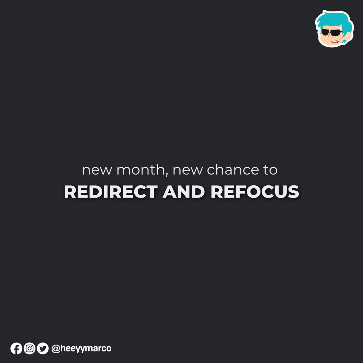 heeyymarco's tweet image. 𝘏𝘦𝘺 𝘵𝘩𝘦𝘳𝘦 𝘣𝘶𝘥𝘥𝘺!

Unsure of what 𝗡𝗼𝘃𝗲𝗺𝗯𝗲𝗿 has in store for you? Here are some tips on how we can ace November and just #𝐓𝐮𝐞𝐬𝐓𝐨𝐁𝐞𝐈𝐧𝐬𝐩𝐢𝐫𝐞𝐝 !

#HeyMarco
#HeyMarContent

𝙋𝙤𝙨𝙩 𝙞𝙣𝙨𝙥𝙞𝙧𝙚𝙙 𝙗𝙮 @𝙬𝙚𝙩𝙝𝙚𝙪𝙧𝙗𝙖𝙣 𝙞𝙣 𝙄𝙣𝙨𝙩𝙖𝙜𝙧𝙖𝙢