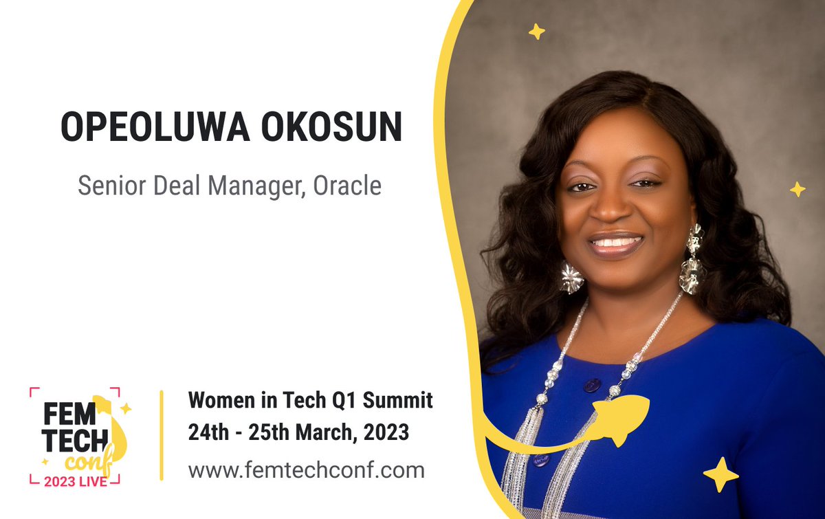 femtechconf's tweet image. Excited to introduce next speakers for Women in Tech Q1 Summit🥰

@amberleetech, (@Cybsafe), Bernice (PMdojo), @opeoluwaokose (@Oracle) &amp;amp; Shivangi (Booking)

🎟️: femtechconf.com
Partner: femtechconf.com/sponsor

📩team@femtechconf.com

#FemTechConf #Womenintech