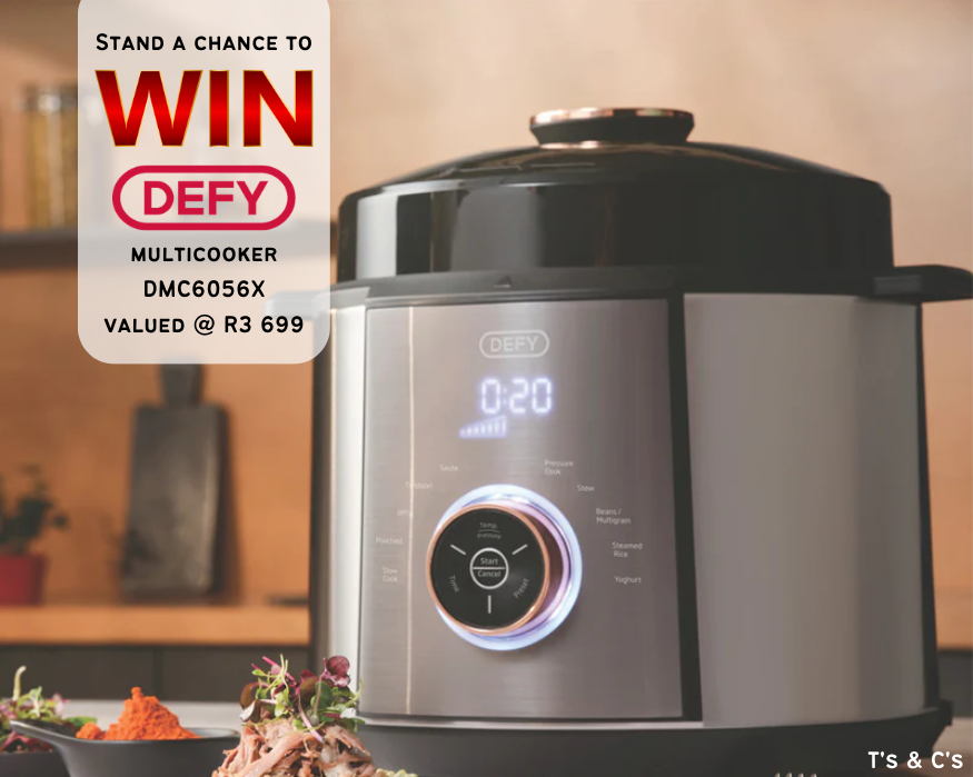 TBFurnishers's tweet photo. Stand a chance to WIN this Defy Multi Cooker valued @ R3 699 ! 😍
1. RT this tweet
2. Follow our Tafelberg Furnishers Twitter page
Competition ends Wednesday, 6 November 2022, and the winner will be announced in the next few days thereafter. T's &amp; C's apply. GOODLUCK TO YOU ALL https://t.co/3ABnodHtl3