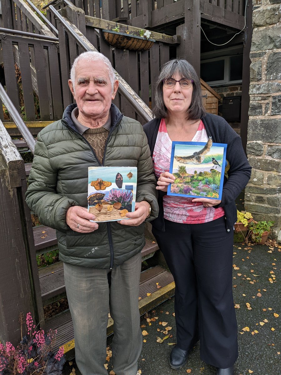 Last week's Connecting Clywedog: Landscape Collage workshops with Ysgol Cedewain and Llys Glan yr Afon! 
If you'd like to book a workshop for your community group, please get in touch at office@radiatearts.co.uk