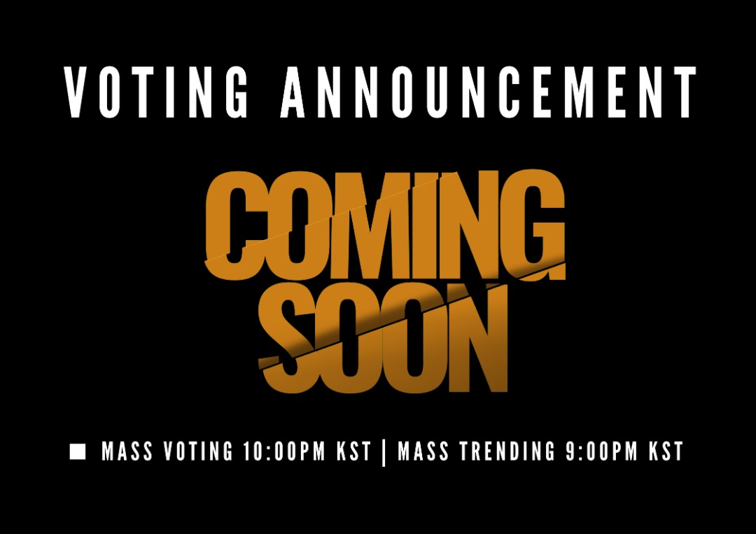 📡VOTING ANNOUNCEMENT📡 Please join our voting events today. Its the last stretch for GMA voting. Please make sure you ready all your account. We have a chance to win if everyone PARTICIPATE. Inform your CO-ARMYs. Mass Voting-10PM KST Mass Trending-9PM KST RETWEET TO SPREAD🚀