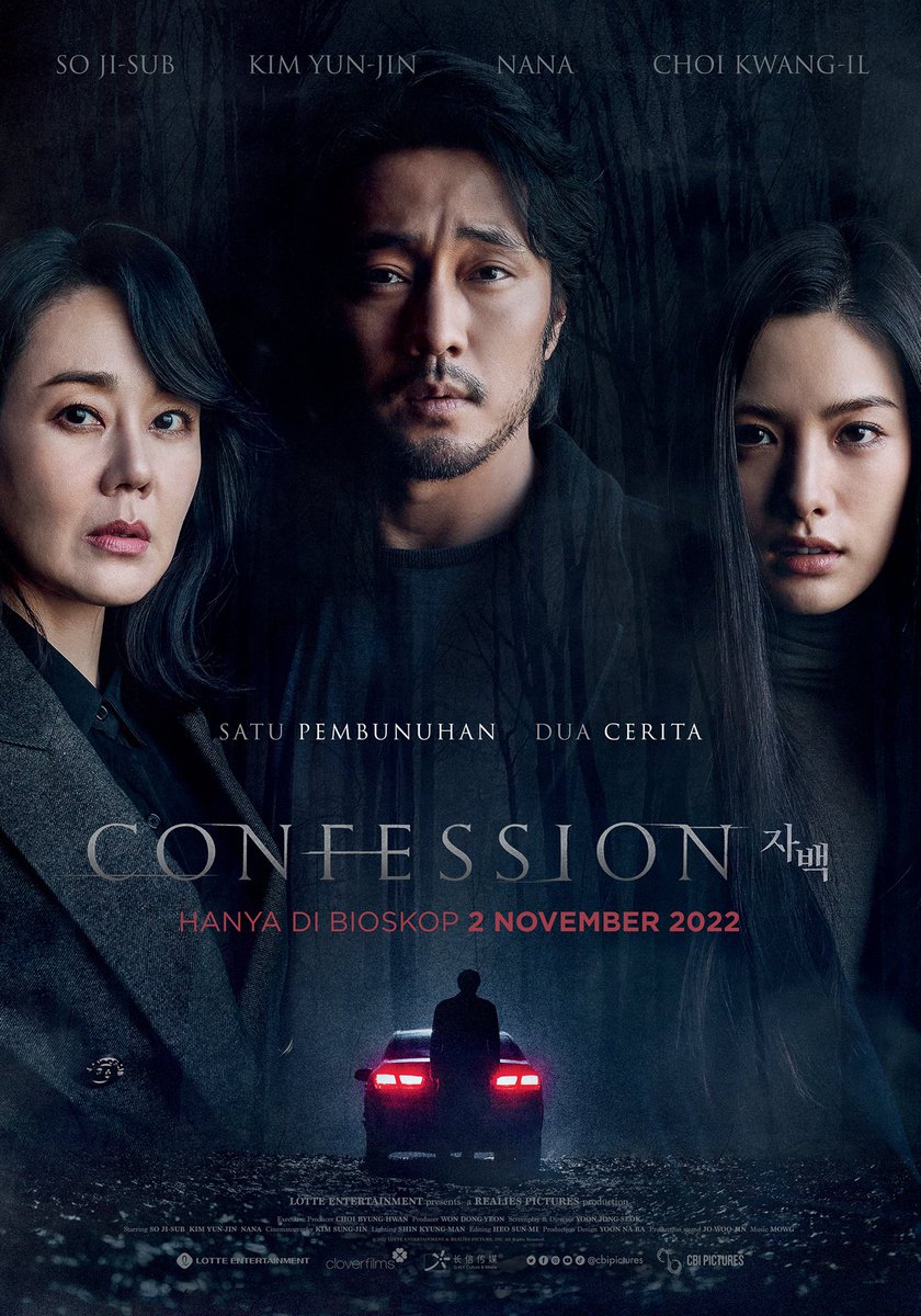 HabisNontonFilm's tweet photo. Nonton CONFESSION bikin Minton melotot, misterinya berlapis &amp; dahsyat!

Tepuk tangan buat chemistry So Ji-sub, Kim Yunjin, &amp; Nana. Keren abis.

Filmnya berhasil bikin bingung, kesel, dan sedih. Pokoknya semua campur aduk! https://t.co/gcSgZD5Ibb