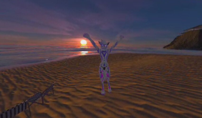 Moon_huskys's tweet photo. The beach! #beach #furry https://t.co/cFYlpou6Ft
