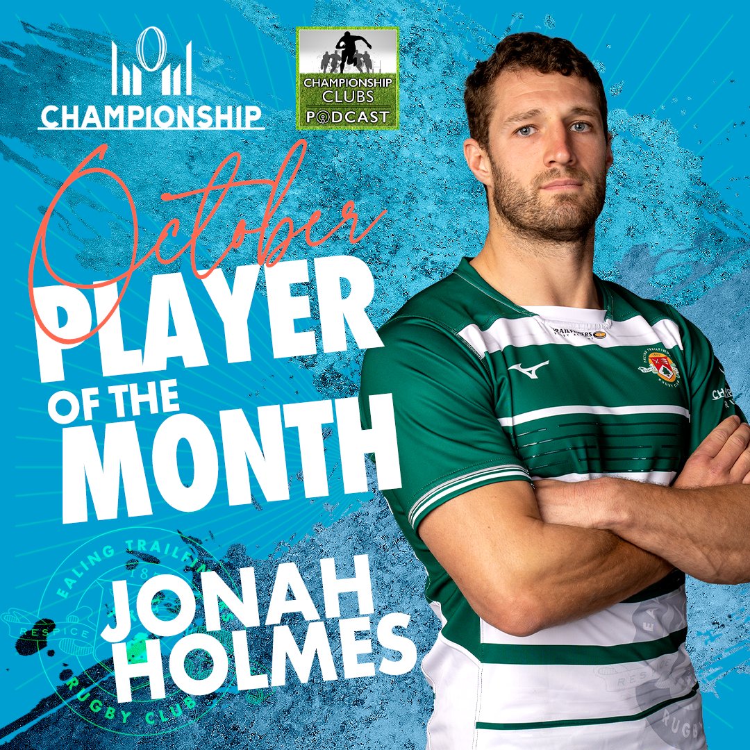 ealingtfrugby's tweet image. 🎉 Huge congratulations to our very own Jonah Holmes who has been named as @Champrugby and @ChampClubsPod October Player of the Month!

#ETF 🟢⚪️ #POTM