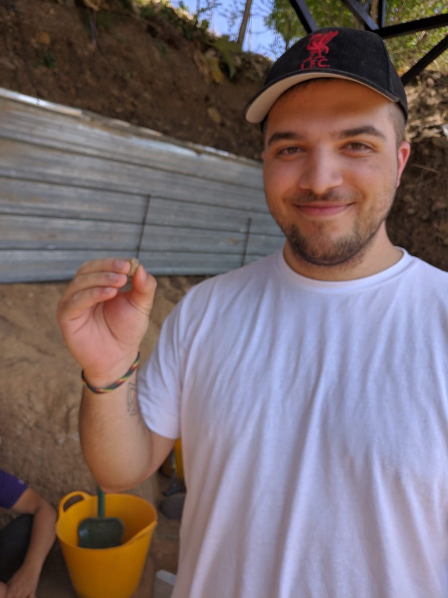 StHughsCollege's tweet photo. Congratulations to 3rd year Arch and Anth student, Jack Peart who found a 1.8m year old Homo erectus mandibular premolar during a dig in Georgia during summer - the oldest hominin remains found outside of Africa. Full story at https://t.co/2p2rTSBaf0 #archandanth #prehistoric https://t.co/oifMSy07We