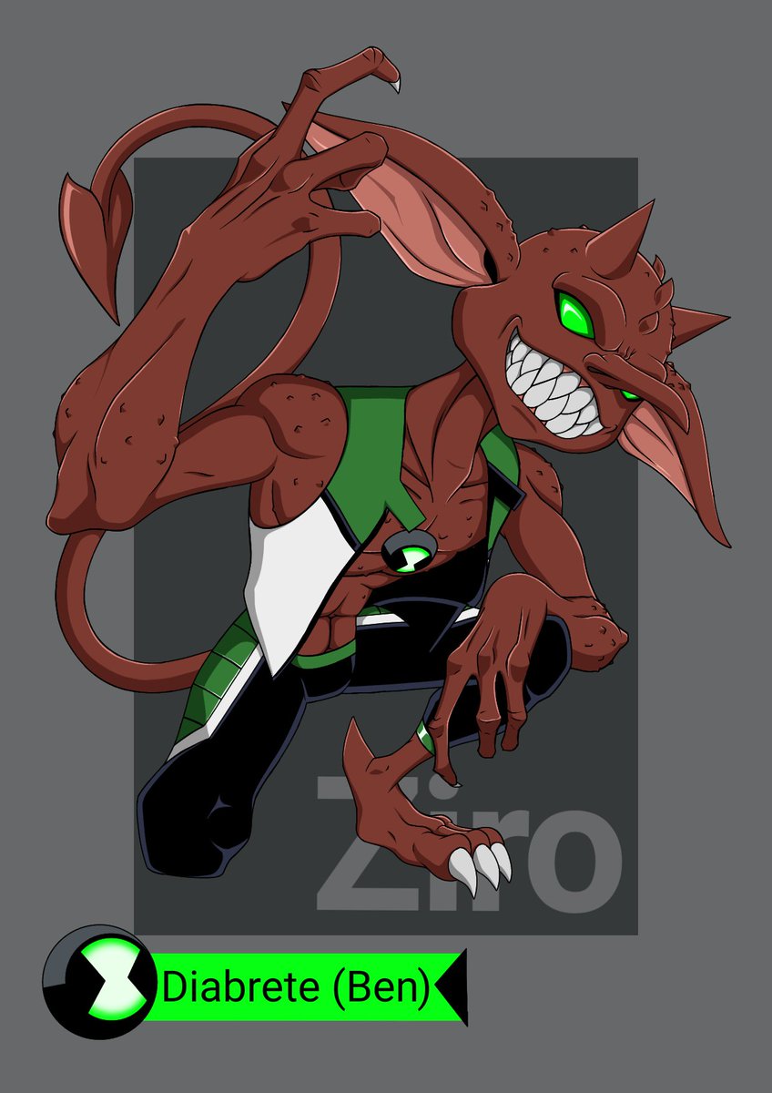 Ziroverse's tweet photo. #Ben10 #Ben10Omnisides Diabrete/Juryrigg, um dos piores aliens de Ben 10 https://t.co/hSf07AYIjQ