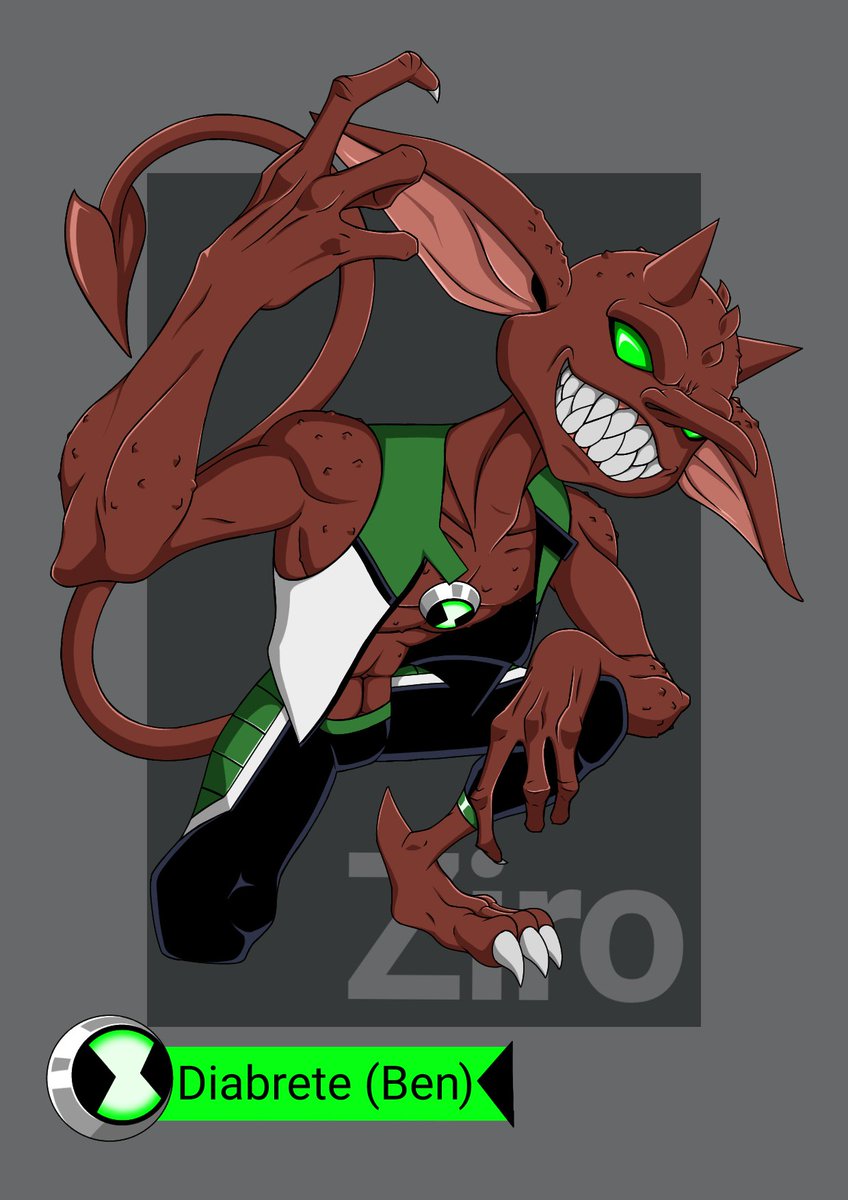 Ziroverse's tweet photo. #Ben10 #Ben10Omnisides Diabrete/Juryrigg, um dos piores aliens de Ben 10 https://t.co/hSf07AYIjQ
