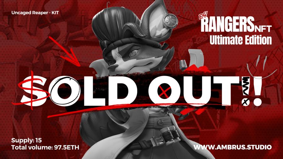 smitt0007's tweet photo. An amazing success @AmbrusStudio 💖👏
The 15 Kits of #e4c Rangers NFT Ultimate edition are all sold out!
The total volume is 97.5ETH!
A direct hit to the Opensea Rank!
https://t.co/503mt1tWwS  🚀

#NFTs #game #GameFi #E4Cverse https://t.co/614veEpxzA