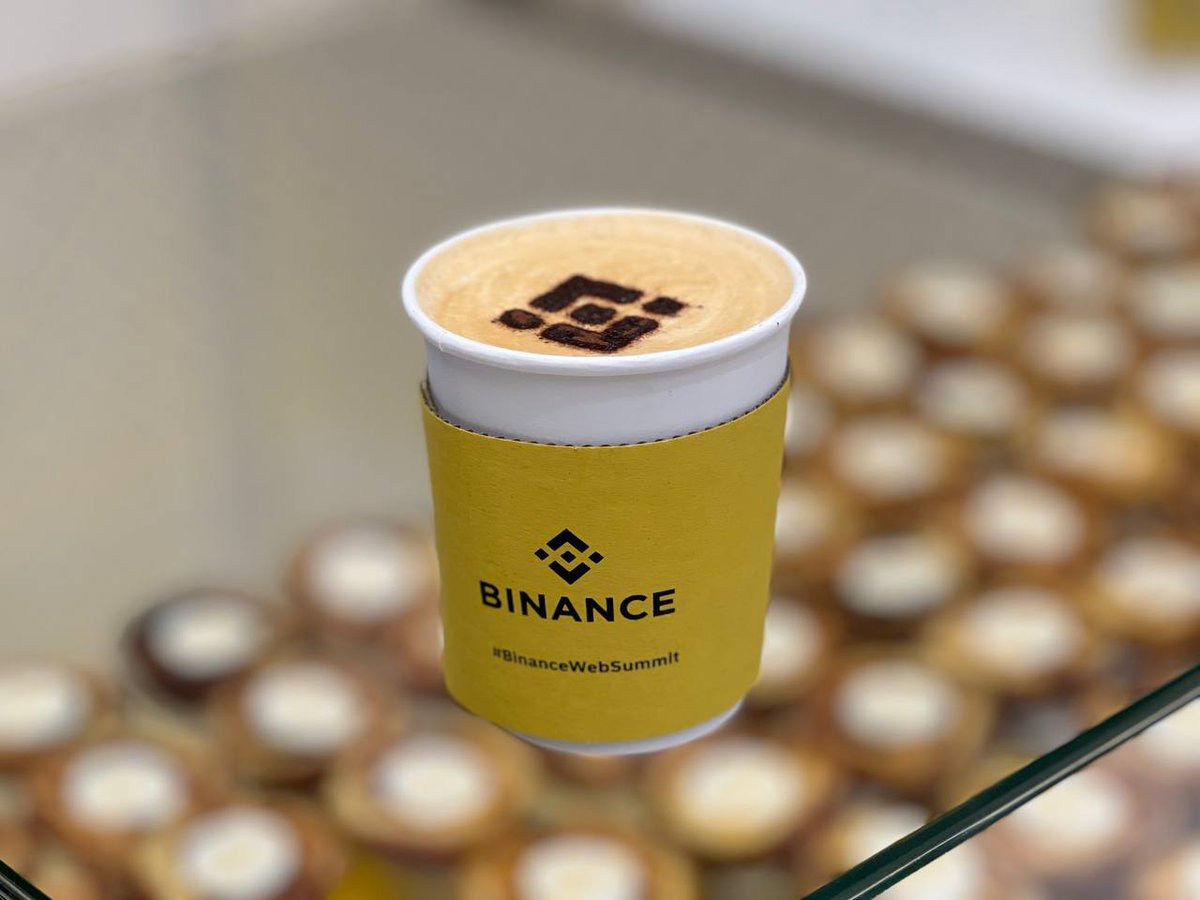 binance's tweet photo. First thing to do when arriving at @WebSummit 2022:

Secure a #Binance coffee and Pastel da nata. https://t.co/OaqAjIgbko
