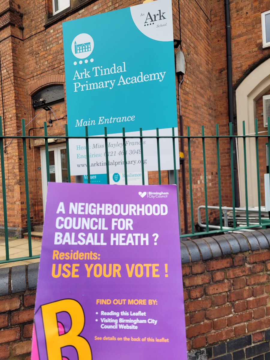 Thank you to @arktindal for inviting us to speak to parents about the upcoming postal vote. Look out in the post for your 🗳 #BHNC2022 #birmingham2022 #school