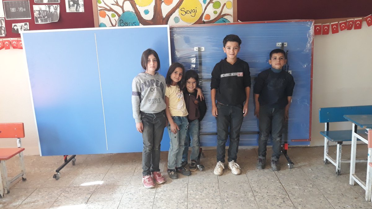 10 bin okul projesi kapsamında okulumuza ulaştırılan masa tenislerimiz için teşekkür ederiz. <a href="/TuncayKaldirim/">Tuncay Kaldırım</a> <a href="/Murat4Kucukali/">Murat Küçükali</a> <a href="/Diyarbakirmem/">Diyarbakır İl Millî Eğitim Müdürlüğü</a> <a href="/tcmeb/">Millî Eğitim Bakanlığı</a> <a href="/CevatBaran9/">Cevat Baran</a>