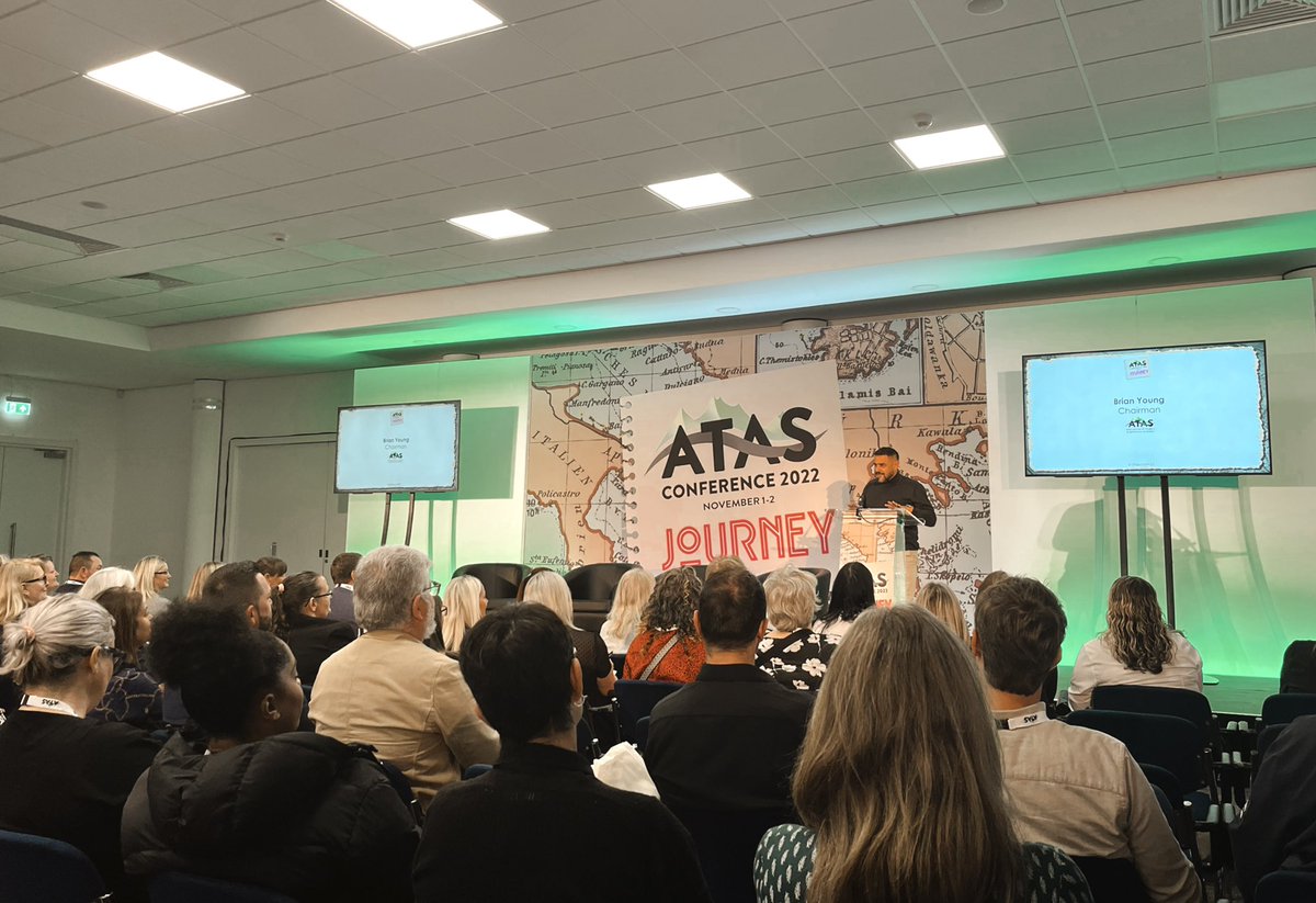 ATAS_travel's tweet photo. Our ATAS Chairman @brianryoung urging agents to ‘take advantage and make meaningful conversations’ on this morning’s #atasconf22 Business Sessions https://t.co/QYdkhtAwHw