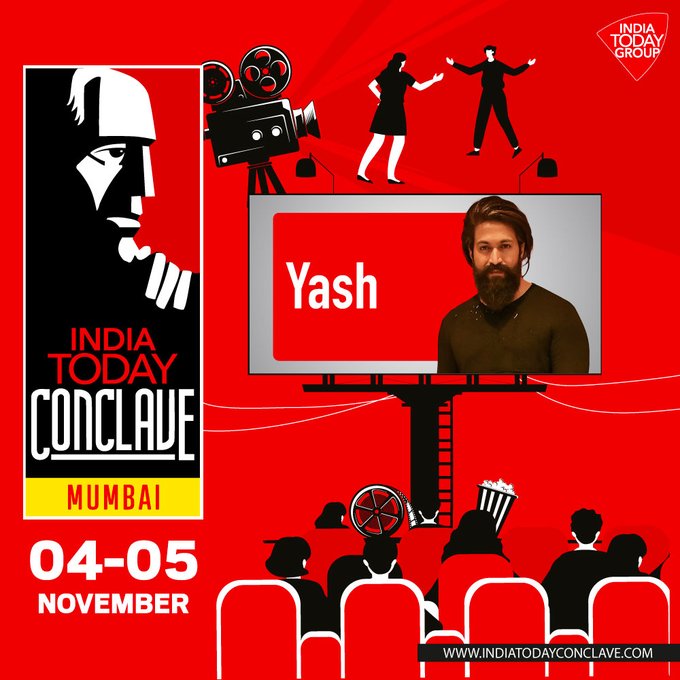 To share his experiences in the film industry and talk about various current issues @TheNameIsYash sir❤️ is  attending @IndiaToday's Conclave, Mumbai editions on November 4th-5th
#ConclaveMumbai22 #Yash19 #YashBOSS #Mumbai