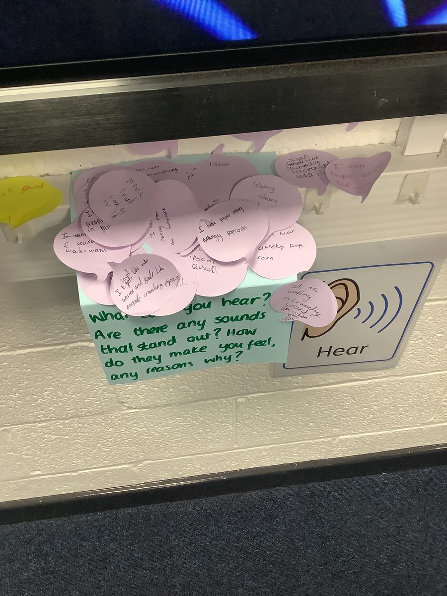 GaskellPrimary's tweet image. @emmac2603 Year 6 are exploring their senses by 'being in a cinema' for our book Letters From The Lighthouse #settingdescription