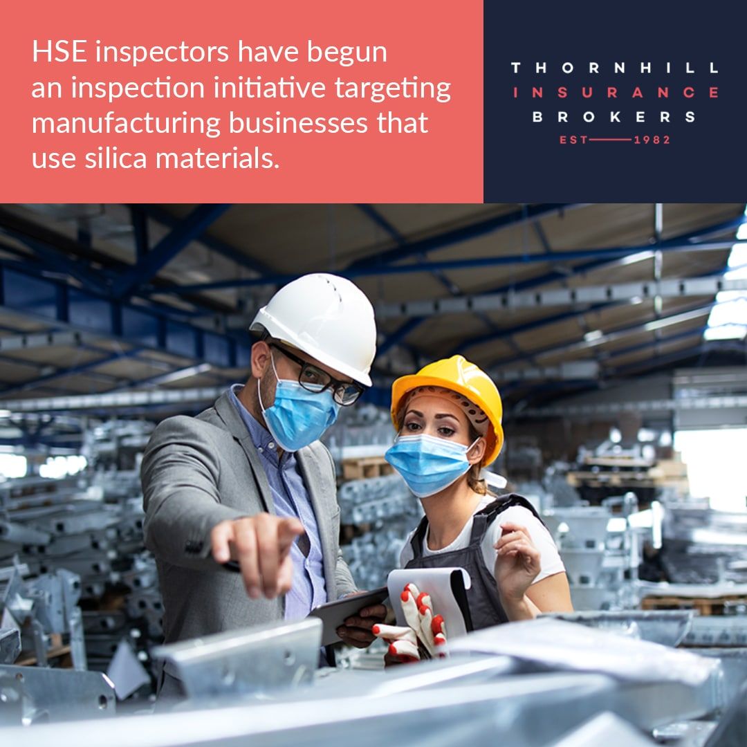 Do you work in the manufacturing industry?

Health and Safety Executive (HSE) inspectors have begun an inspection initiative targeting manufacturing businesses that use silica materials.

Find out more here: lnkd.in/eieAvg4Q

#Manufacturing #ManuFactory #ManufacturingUK