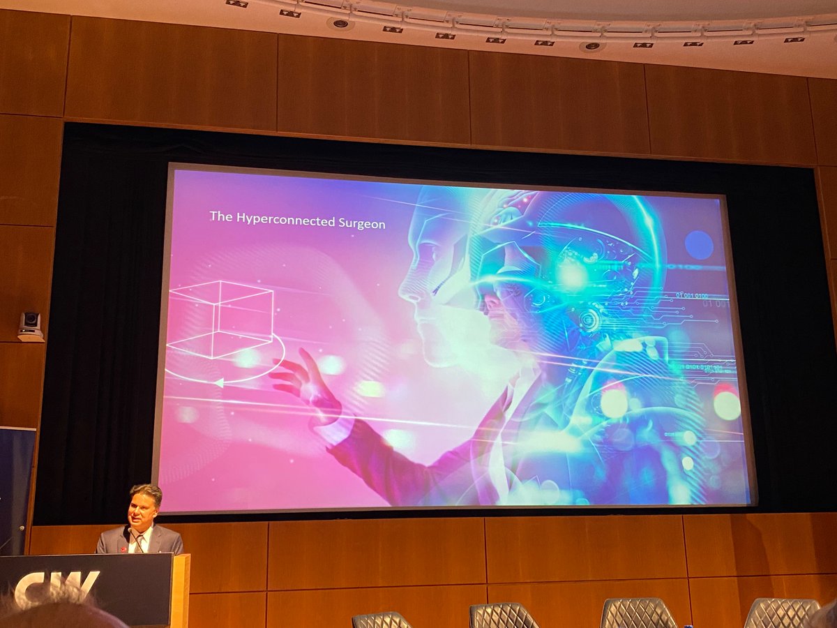 A brilliant and inspiring keynote from @ShafiAhmed5 #CWIC2022 the connected surgeon - the future of immersive connected medicine