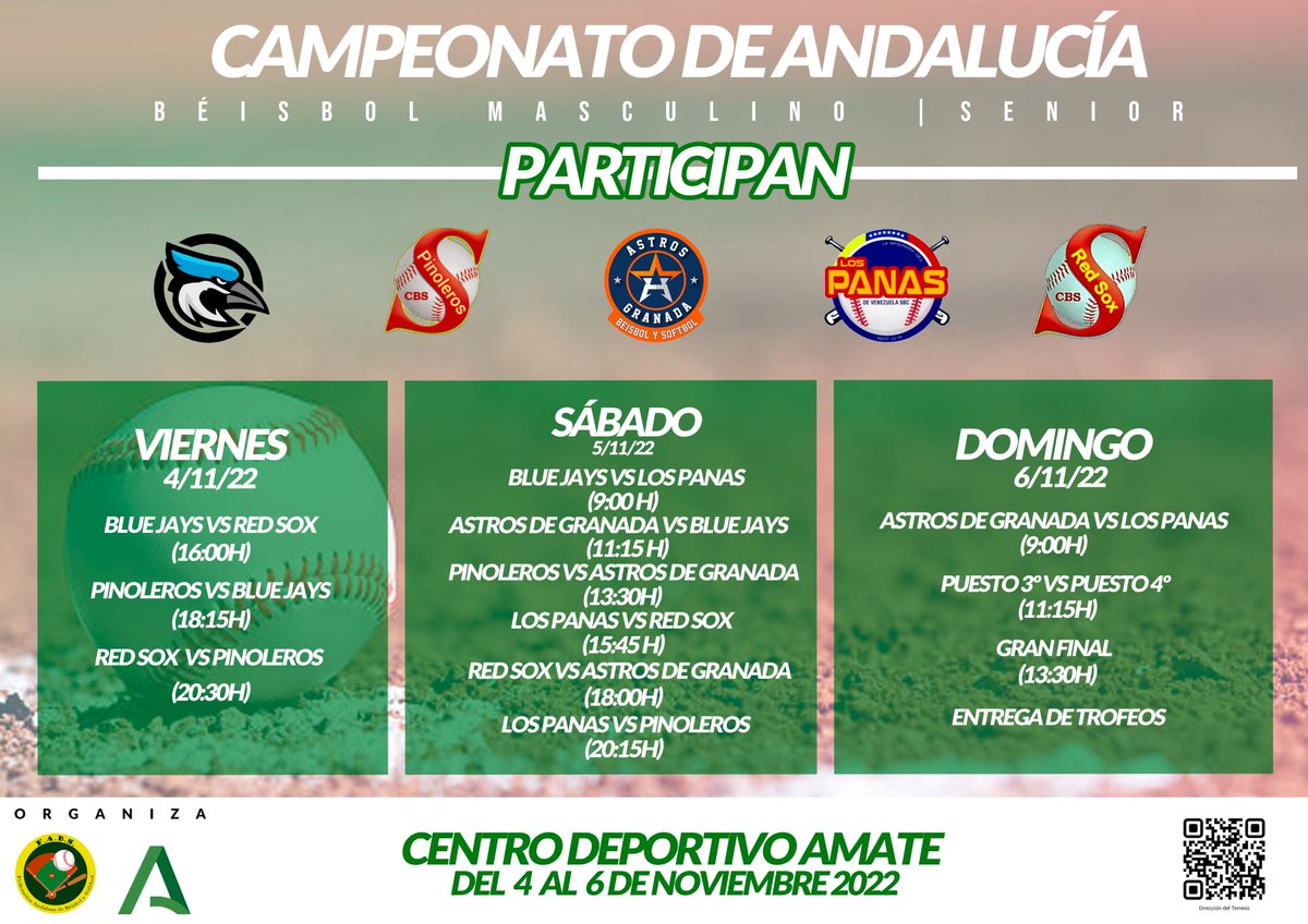 Federación Andaluza de Béisbol y Sóftbol tweet media