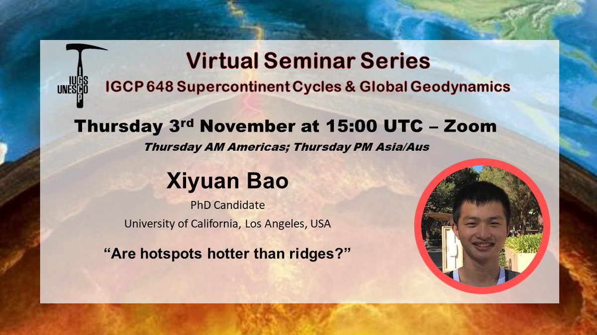 Supercontinents & Geodynamics Virtual Seminars tweet media