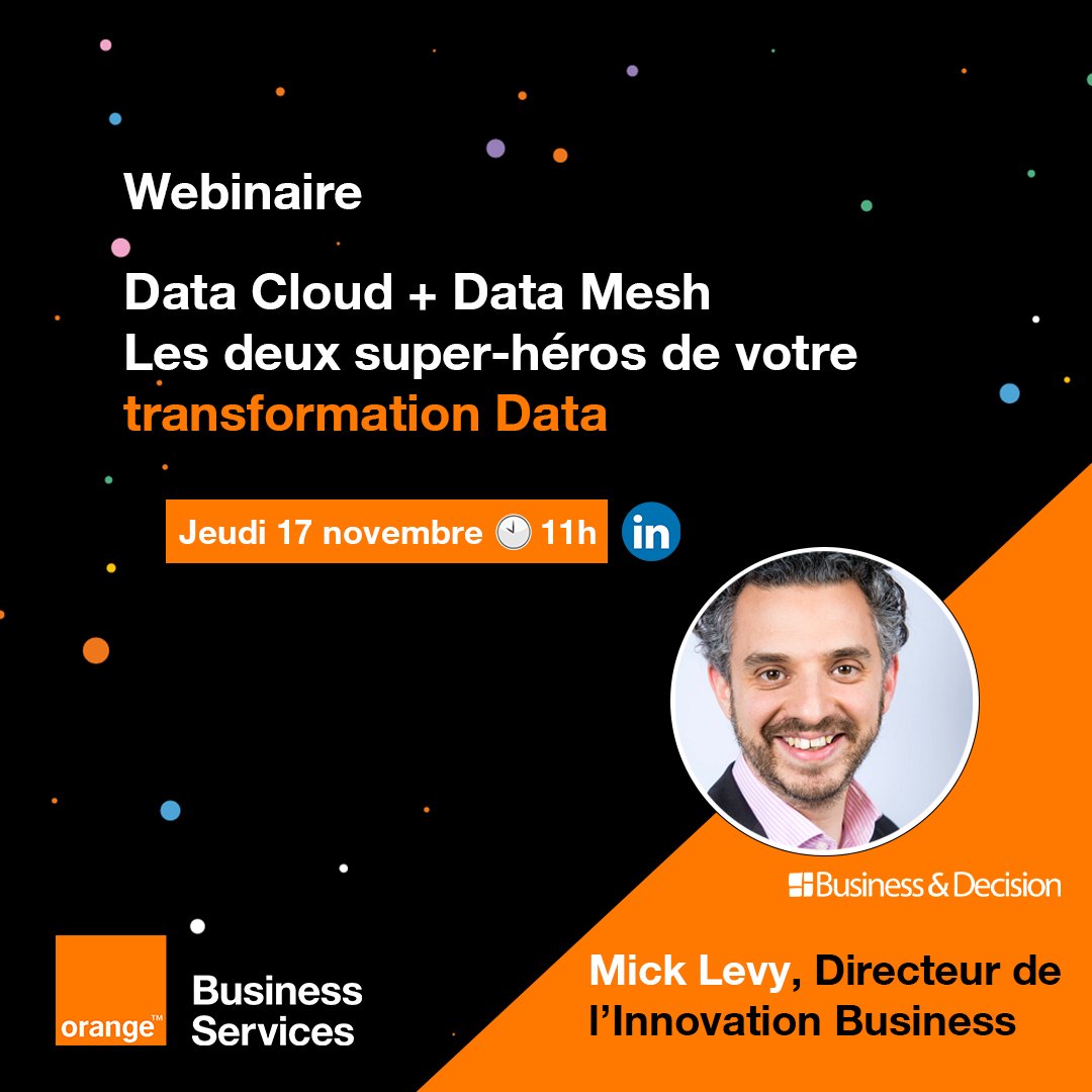 👇 Avez-vous déjà vu, un #webinaire en compagnie de Batman🦸‍♂️? 
Superman🦸‍♂️? 
Captain-America🦸‍♂️? 
Spiderman🦸‍♂️? Non... mais avec <a href="/mick_levy/">Mick LEVY</a> qui vous parle de #data, #cloud et superhéros oui✅
Inscrivez-vous juste ici👉bit.ly/3sQdpyx