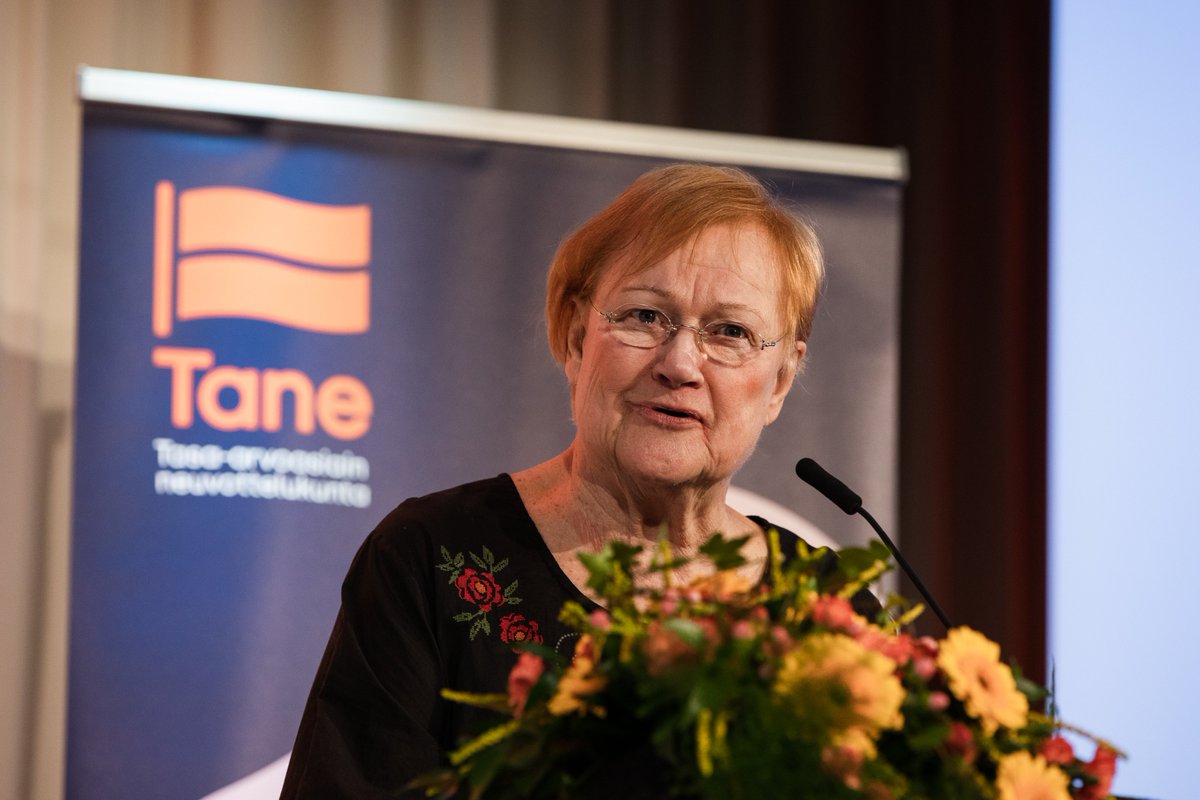 tasaarvoTANE's tweet photo. "Tasa-arvo on Suomen menestyksen kulmakivi."
Lue presidentti @TarjaHalonen puheenvuoro tasa-arvoasiain neuvottelukunnan 50-vuotistilaisuudessa 28.10.2022. https://t.co/cUtPC97Y49 #Tane50 #TasaArvo
Kuva: Mari Waegelein https://t.co/9KBT3SId9a