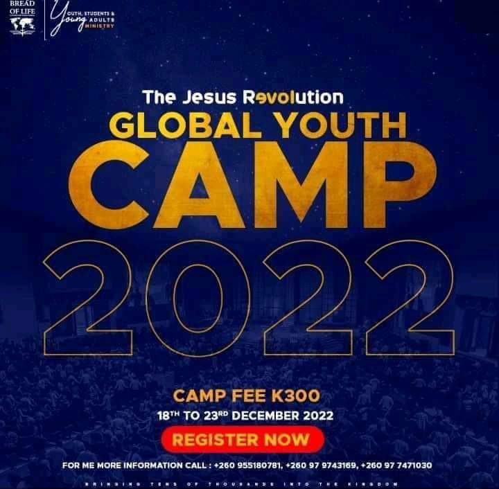 vovolisting's tweet photo. Bread of Life hosts yet again The Jesus Revolution Global Youth Camp 2022
More details here https://t.co/HzMZ3s7F0y
Call/WhatsApp +260974876586
#Vovo #vovolisting #event #Ticketing #zambia 
Event Ticketing Made Easy https://t.co/XdOAuPUQLB