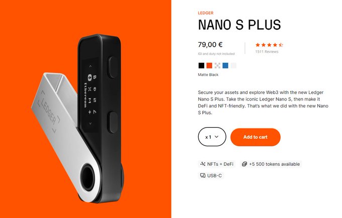 deloxelhumilde's tweet image. 🎁 Sorteo Ledger Nano S Plus 🎁

En 48h sortearé 1 LNS+ por cada 1.000 👍 que tenga mi review:
📌 youtu.be/lWsniLnLW1I

Para participar:
1️⃣ Sígueme en Twitter
2️⃣ Dale Like a este Tweet
3️⃣ Haz Retweet de este Tweet

¡Mucha suerte a tod@s! 🥰