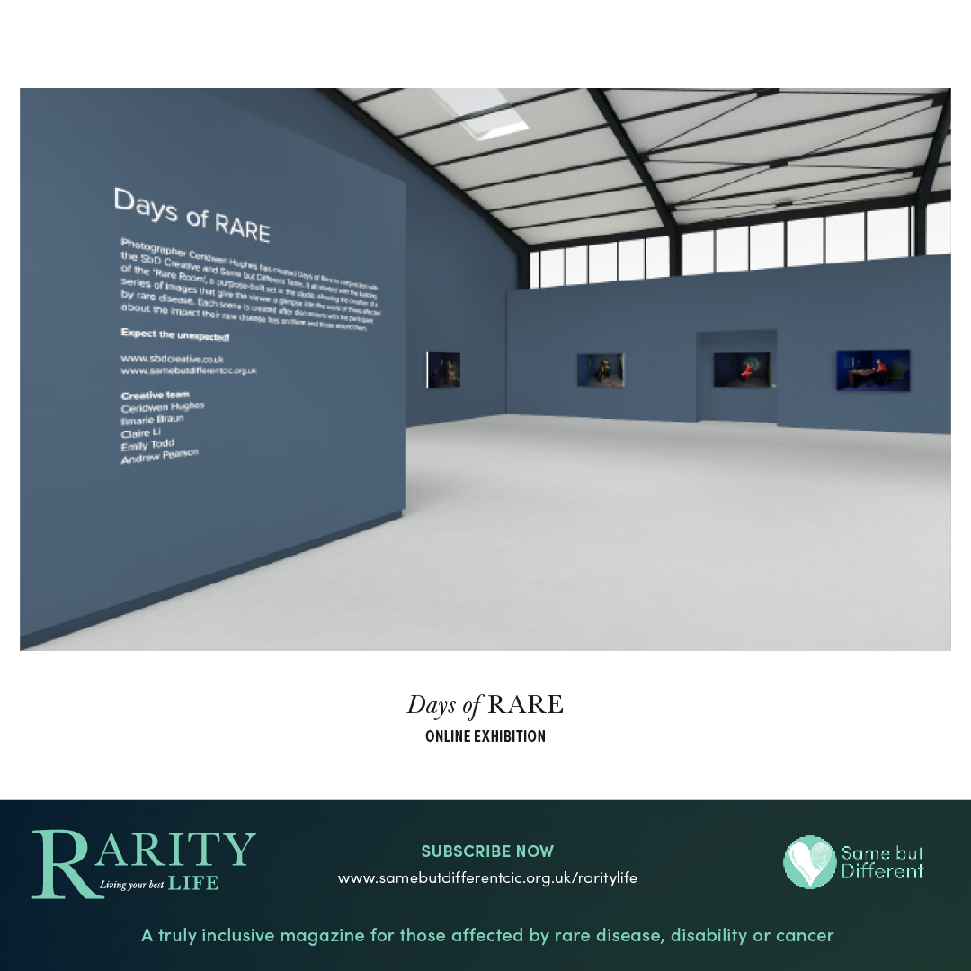 SBDRareProject's tweet photo. As well as launching our immersive #DaysofRare exhibition online our work was exhibited at the recent @ConnectinPharma event in Geneva &amp; will also be exhibited at the upcoming @camraredisease  RAREfest 2022.

Find out more in #RarityLife:
 https://t.co/JFMRlap4KQ 

#Raredisease https://t.co/1HEFj4qrcz