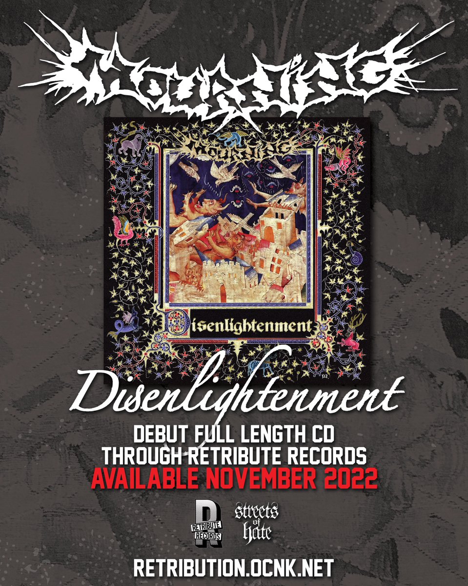 'Disenlightenment' full length CD's available for pre order  exclusively from <a href="/RETRIBUTION178/">RETRIBUTION NETWORK</a> in 🇯🇵 very soon!
retribution.ocnk.net