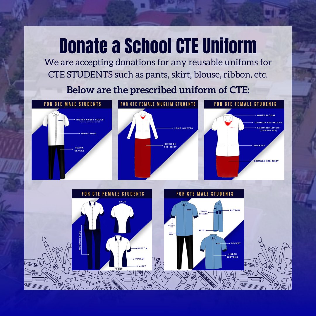 itsme_bruno_'s tweet photo. CALL FOR SCHOOL SUPPLY DONATIONS FOR CTE STUDENTS 📣📣📣 

📌This donation drive aims to give our fellow CTE students school kits, school uniform, and sanitary essentials to aid their school essentials to be used for their academic purposes.

#PaengPH https://t.co/6BoQR7FNtC