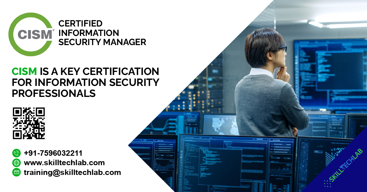 ENROLL NOW-docs.google.com/forms/d/e/1FAI…
CISM Training and Certification
#cism #cybersecurity #cissp #isaca #cisa #ceh #iso #cloudsecurity #certification #itsecurity #cyberattack #cyberrisks #crisc #itriskmanagement #security #infosec #hacker #training #azure #abadnet #skilltechlab
