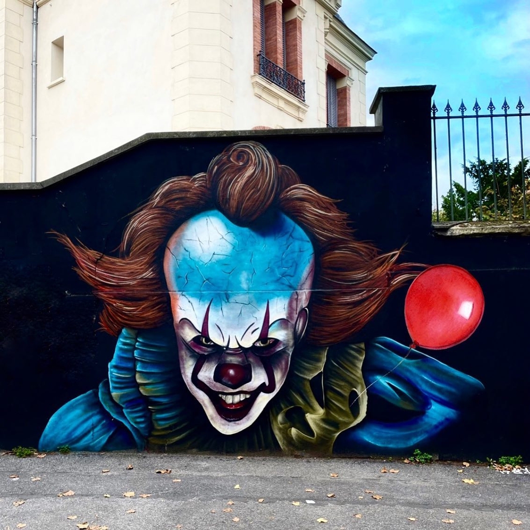 brababella's tweet photo. #Streetart by #OnePesca @ #VitrySurSeine, #Paris, France
More info at: https://t.co/6gmWQSUSBc
#streetartVitrySurSeine #halloween #streetartparis #streetartfrance #francestreetart #arteurbana #urbanart #murals #muralism #contemporaryart #artecontemporanea https://t.co/lTT5Aa9De6