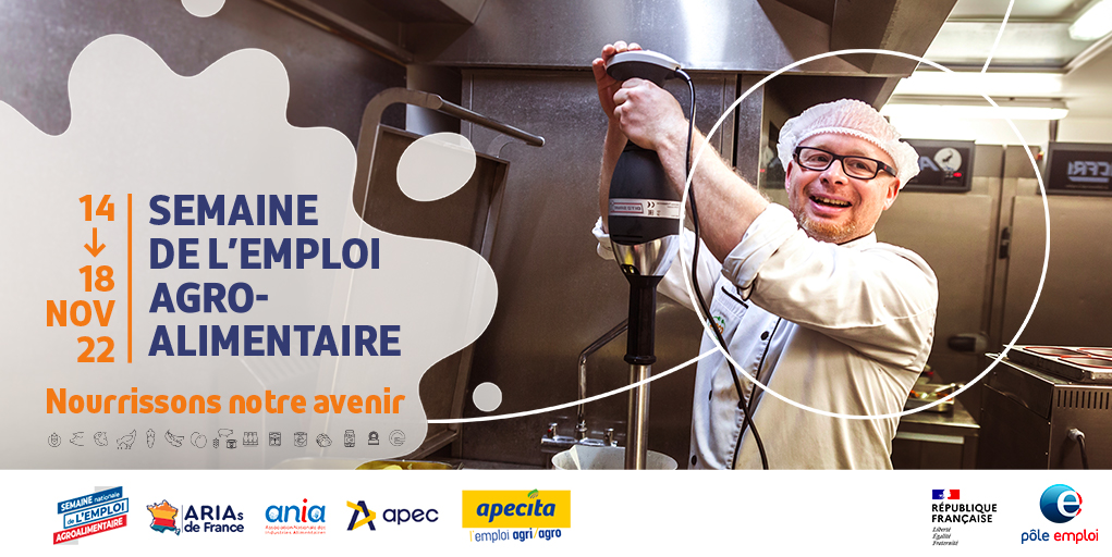 |📆14-18 nov. Semaine de l'emploi #AgroAlimentaire| 
📢Une semaine pour découvrir les métiers, les formations, les entreprises de la région #PaysDeLaLoire 

➡️pole-emploi.fr/region/pays-de…