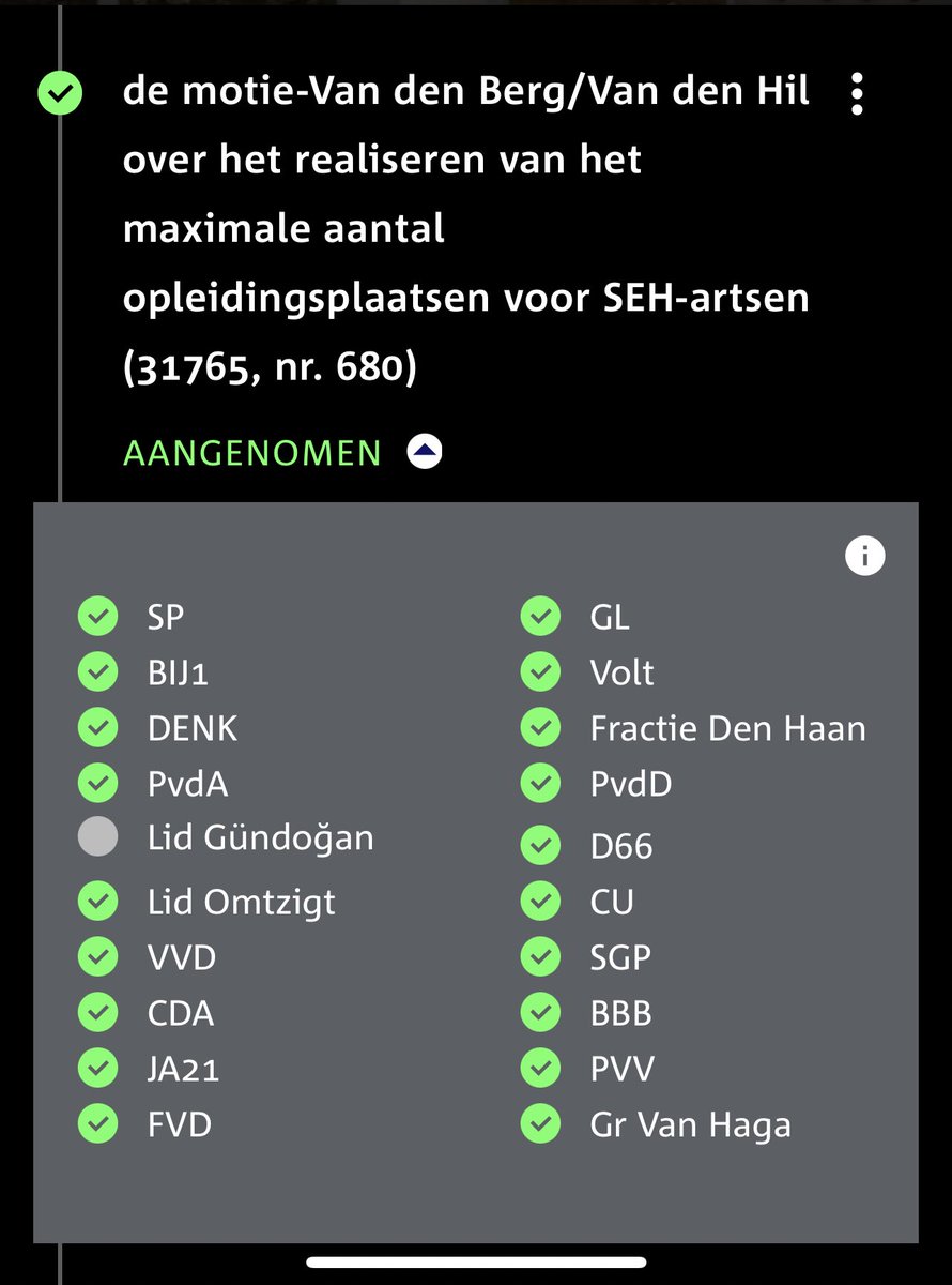 Kamerbrede steun voor het opleiden van veel meer #SEHartsenKNMG dank aan @JobaCDA en <a href="/jacquelinevdhil/">Jacqueline van den Hil</a>