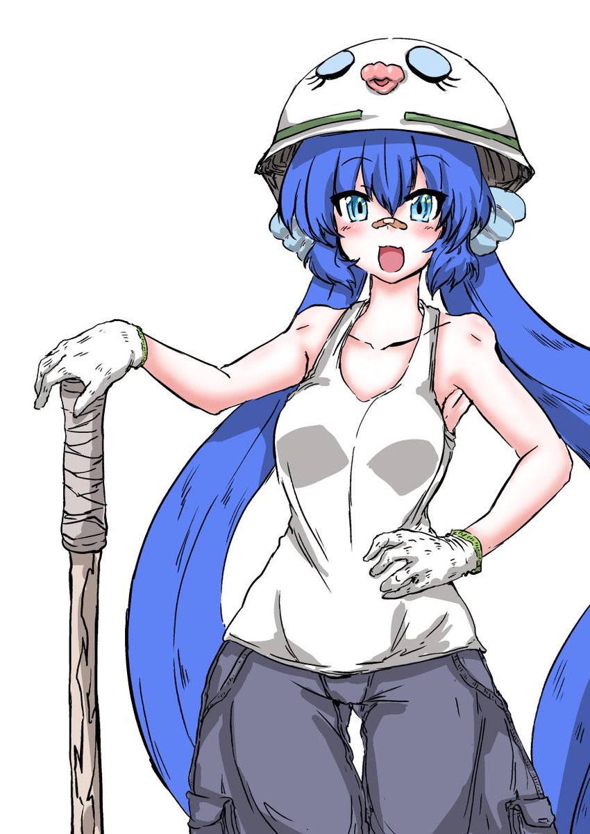 #ウナちゃんウキウキウェンズデー 
今日のタンクトップ&カーゴパンツです 