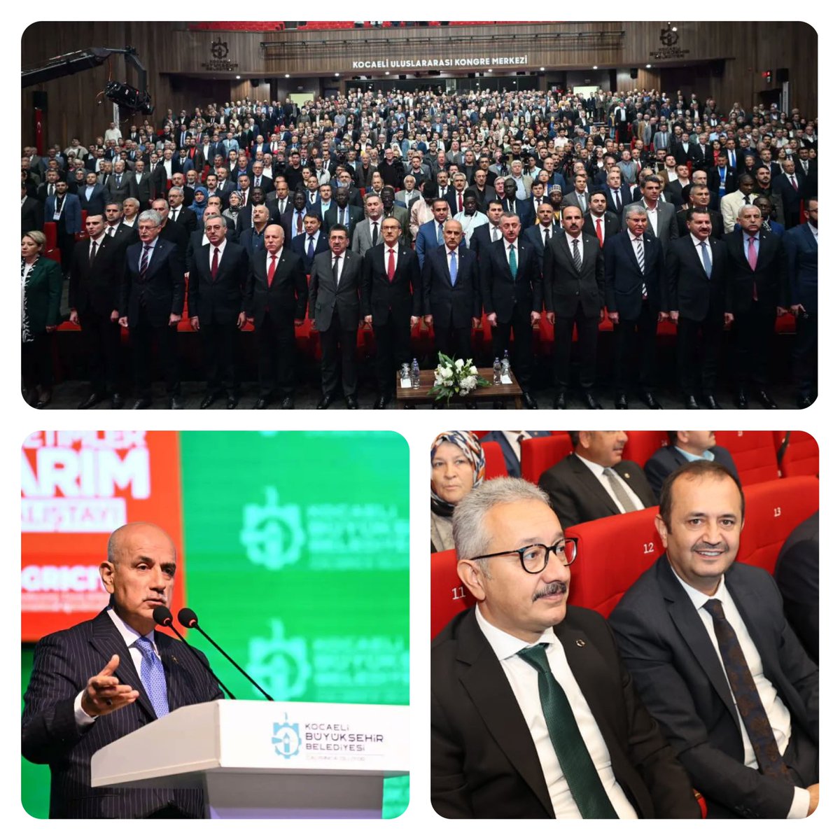 yasarcakmak_41's tweet photo. Kocaeli Büyükşehir Belediyesi olarak ev sahipliği yaptığımız Tarım ve Orman Bakanımız Sn. Prof. Dr.  @VahitKirisci’nin katılımlarıyla gerçekleştirilen 2. Yerel Yönetimler Tarım Çalıştayı'ndayız. 👨‍🌾 🚜 🌾 

📍 #Kocaeli Kongre Merkezi https://t.co/N0KrQMjJz4