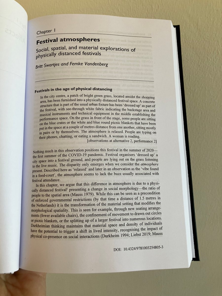Look what just arrived! Amazing work done by @drjohaynes @ianswoodward @PauwkeBerkers <a href="/KarolinaGolemo/">Karolina Golemo</a> Aileen Dillane <a href="/FestiVersities/">FestiVersities</a> <a href="/HERA_Research/">HERA</a>. Happy to have contributed a chapter with <a href="/femvandenberg/">Femke Vandenberg</a> on festival atmospheres of physically distanced festivals during #COVID19