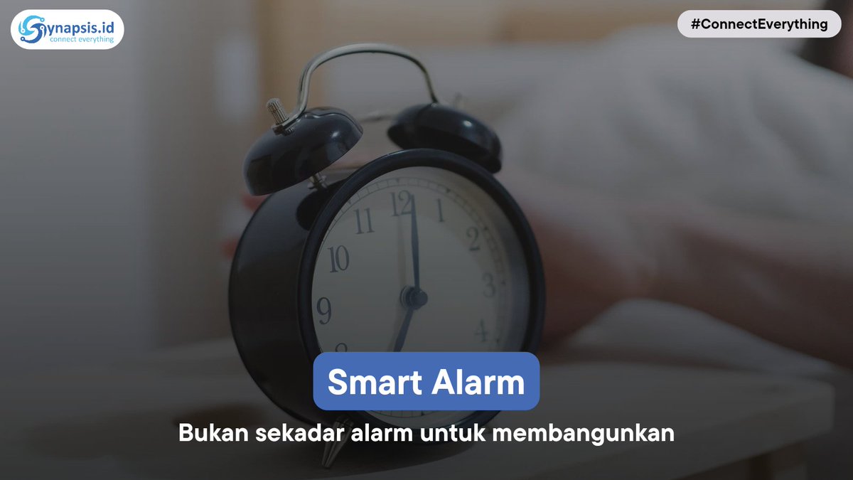 synapsisid's tweet photo. Bosan dengan ringtone alarm default yang sering dipakai? 

Yuk simak penjelasan IoT dalam perkembangan smart alarm di artikel berikut! Happy reading 😉
https://t.co/5dKj2V2j6k

#InternetOfThings #IoT #SmartAlarm #AlarmPintar #Inovasi #IoTInnovation #InovasiIoT #ConnectEverything https://t.co/52mue2ZTr3