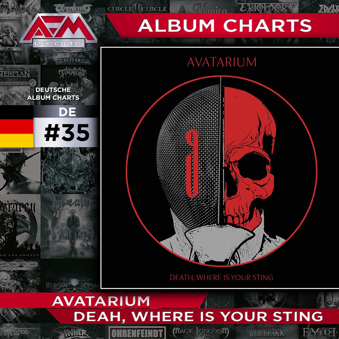 _avatarium's tweet image. Fantastic news! Our album is number 35 on the German album charts! 
Thank you everyone who supports Avatarium, we love you all! 

#darkart #lightshadow #metalhead #spiritualmusic #darkmusic #hopefullmusic #darkgospel #intothelight #escapedarkness #ambientmusic #svantehenryson