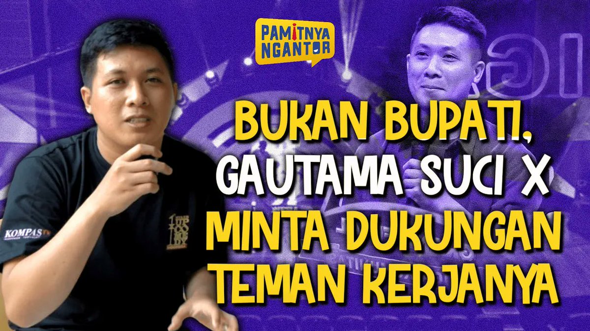 PamitnyaNgantor's tweet image. Gautama Shindu, Host di Pamitnya Ngantor di sekmen Tak Guyu dan Nopal Gembul ngobrol asyik di studio Pamitnya Ngantor. Kepulangan Gautama ini nggak disia-siakan Nopal untuk ngobrol pengalaman gautama di Suci X
youtu.be/kNXIecTWhnA
@NopalGembul @jifortin di #pamitnyangantor