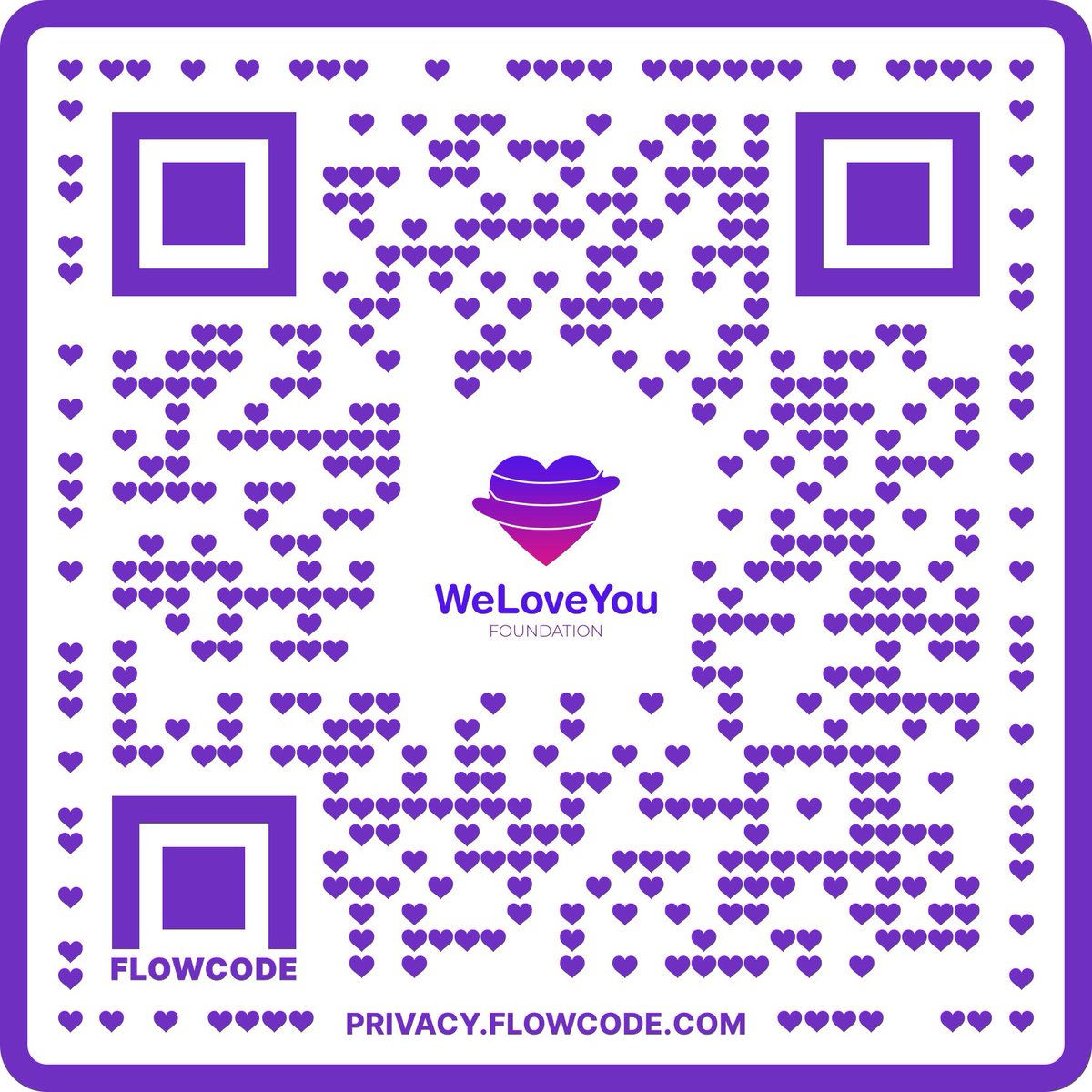 Our platforms are ALL connected now through the we love you foundation #shineyourlight #awesome #weloveyou