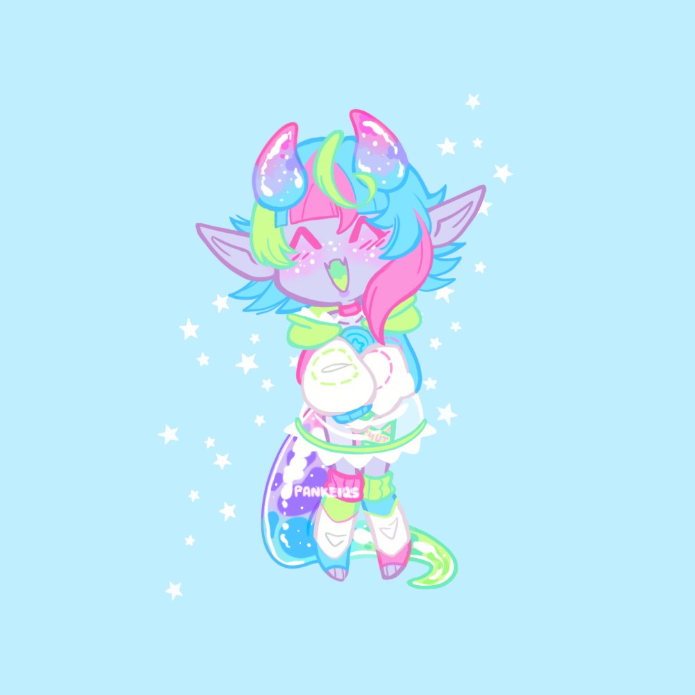 pankeiqs's tweet photo. @EchoGummi Hihi! I'm pancakellie (the person from your last stream)! Your avatar is so cute I just had to draw her 🥺💕💝, hope you like it!!
#Gummicraft #VTuber https://t.co/4dXCkcB166