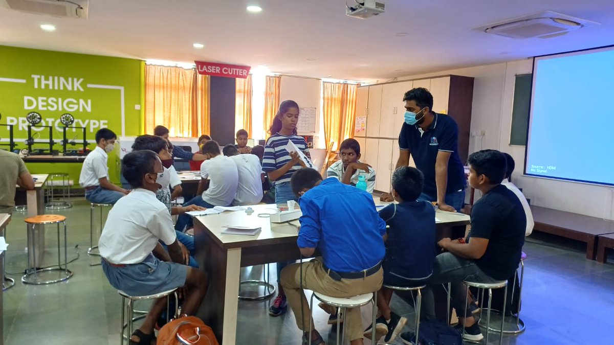 goanewshub's tweet image. #PrototypingLab || Students of Vivekanad Vidhyalaya, Borim - Goa visited the Goa State Innovation Council&apos;s Rapid Prototyping Lab for practicing 3D printing.