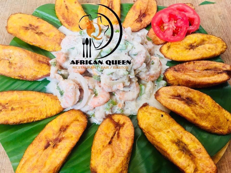 Restau_AQ's tweet photo. l est bientôt MIDI !!!!

Crevettes pêchées dans les eaux du Wouri (Douala) à la crème fraîche, entourées de savoureuses frites de plantains . 😊

Prix : 5 000 fcfa

Contact: +237 697 91 76 69 

Livraison possible. https://t.co/PY1cOPPUrs