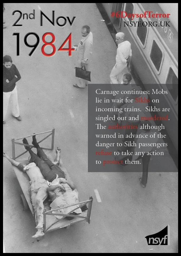 DiscoverSikhism's tweet photo. November 1984 #NeverForget84 #SikhGenocide #SikhLivesMatter #6DaysofTerror - Day 3 https://t.co/zwoNI4S1Am