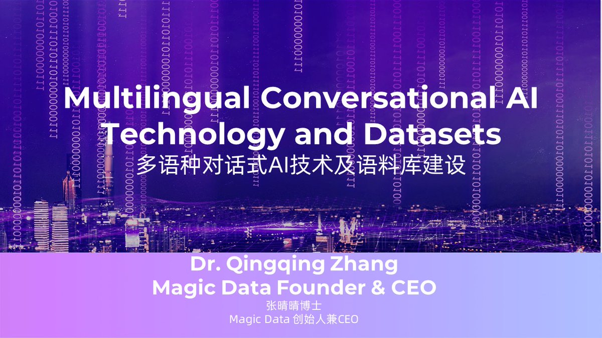 Magic_Data_Tech's tweet image. When conversational AI meets globalization, how can we improve conversational interaction performance?

See solution from our Founder &amp;amp; CEO Dr. Zhang
magichub.com/dr-qingqing-zh…

#conversationalai #magicdata