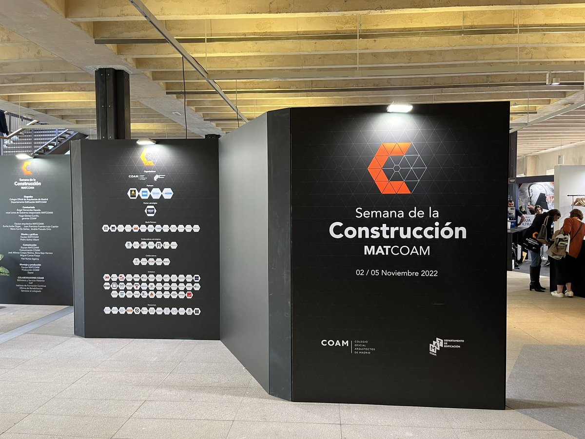 👷🏼‍♂️Arranca la I <a href="/SemanaC_MATCOAM/">Semana de la Construcción MATCOAM</a>, el encuentro de la #innovación en la #edificación, organizado por el <a href="/COAMadrid/">COAM</a> <a href="/matcoam/">matcoam</a> 🏗

📅 Hasta el 5 de noviembre 

Más info 👉🏽 nanarquitectura.com/2022/10/19/sem…