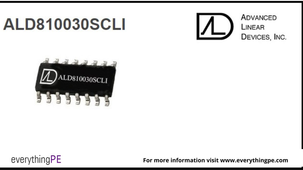 everything_PE_'s tweet image. Advanced Linear Devices Introduces Supercapacitor Auto Balancing MOSFETs

Read more: ow.ly/tOjS50LrIJp

#AdvancedLinearDevices #analog #mosfet #powermanagement #actuators #telematics #solarpanels