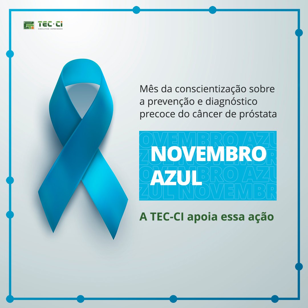 TECCICircuitos's tweet image. Não dê bobeira! Faça exames regularmente e se proteja! Novembro Azul é sobre se cuidar agora para não sofrer no futuro. 

Conscientize-se!